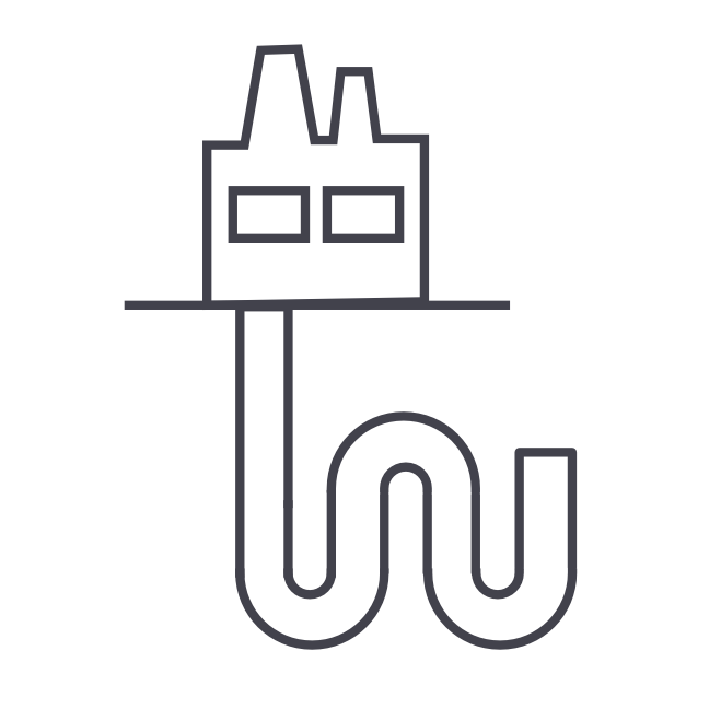Geothermal energy icon