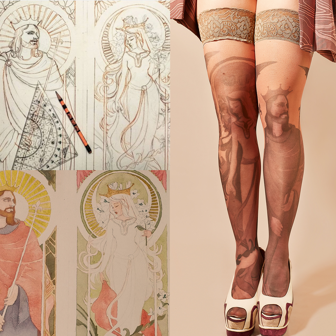Clovis & Clothilde Tights